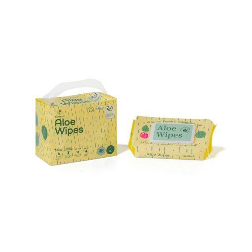 BumBum Aloe Wipes with Vitamin E - 180 Wipes