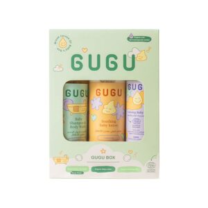 Gugu Baby Bath Green Essential Bundle - 3 Pcs