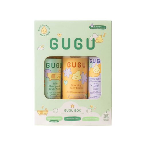 Gugu Baby Bath Green Essential Bundle - 3 Pcs Gugu Baby Bath Green Essential Bundle - 3 Pcs