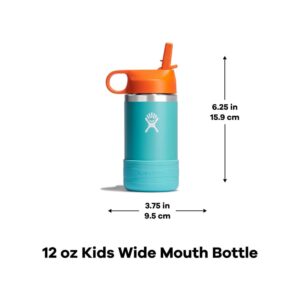 Hydro Flask Kids Wide Mouth with Straw Lid 354ml - Seaspray