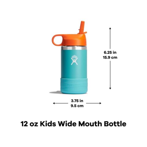 Hydro-Flask-Kids-Wide-Mouth-with-Straw-Lid-354ml-SeaSpray04 Hydro Flask Kids Wide Mouth with Straw Lid 354ml - Seaspray