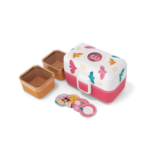 Monbento Kids Lunch Box 800ml - Pink Birds