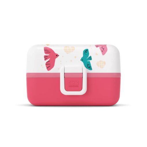 Monbento Kids Lunch Box 800ml - Pink Birds Monbento Kids Lunch Box 800ml - Pink Birds