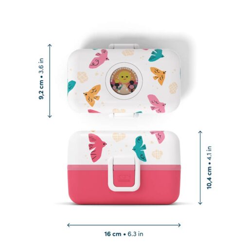 Monbento Kids Lunch Box 800ml - Pink Birds Monbento Kids Lunch Box 800ml - Pink Birds