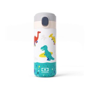 Monbento Kids Insulated Bottle 360ml - Green Dino