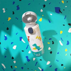 Monbento Kids Insulated Bottle 360ml - Green Dino