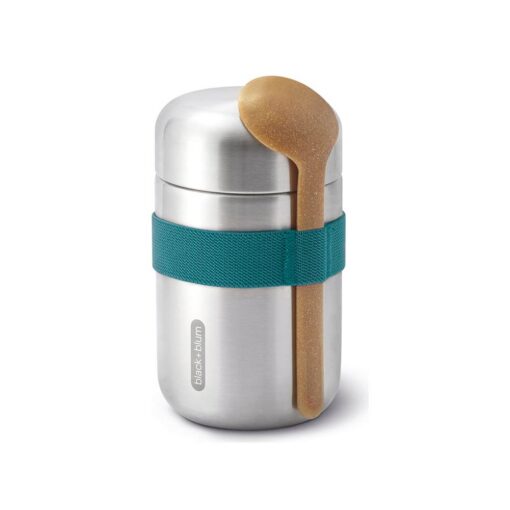 BlackBlum-Stainless-Steel-Insulated-Food-Flask-Ocean Black+Blum Stainless Steel Insulated Food Flask - Ocean