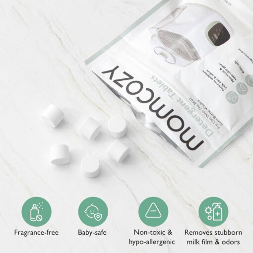 Momcozy-Detergent-Tablets-for-Auto-Bottle-Washer-120-Tablets05 Momcozy Detergent Tablets (for Mpmcozy Klean Pro Bottle Washer) - 120 Tablets