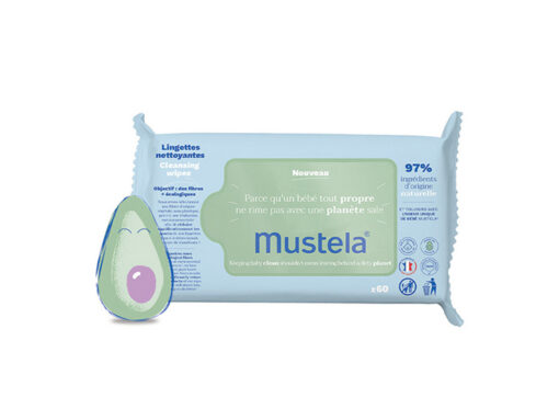 Mustela Baby Cleansing Wipes - 60 pcs