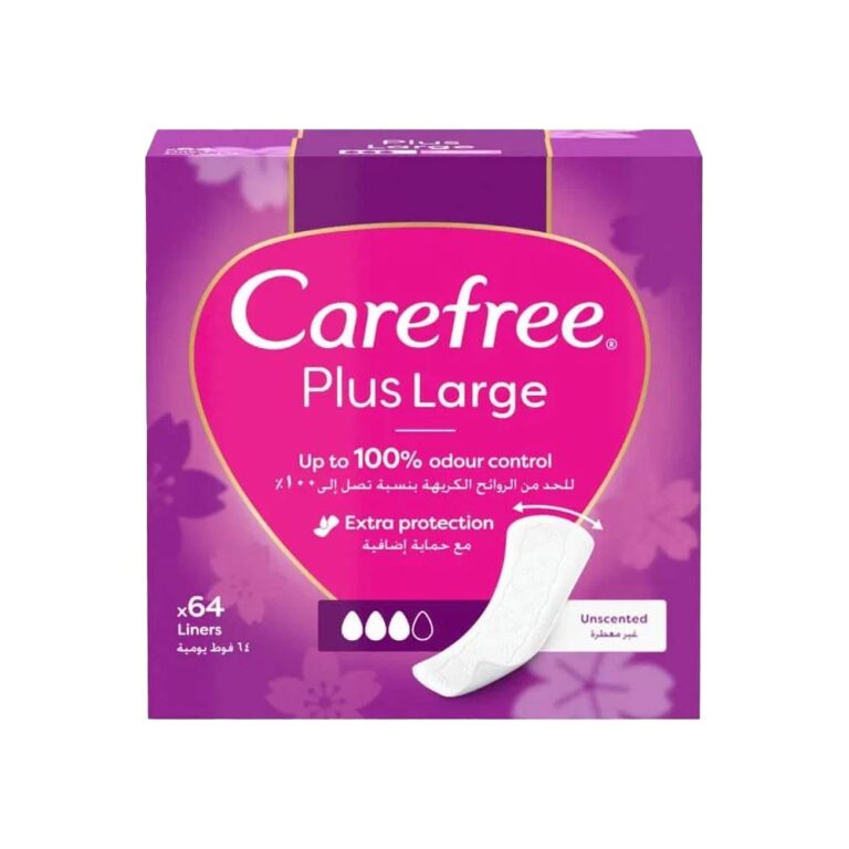 Carefree Plus Large Unscented - 64 Pantyliners