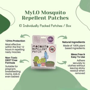 Mylo Mosquito Repellent Patch - 10 Patches