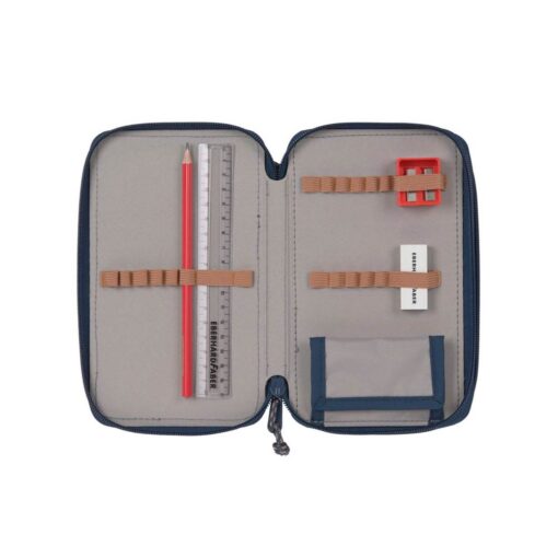 Lassig-School-Triple-Compartment-Pencil-Case-Unique-Navy04 Lassig School Triple Compartment Pencil Case Unique Navy