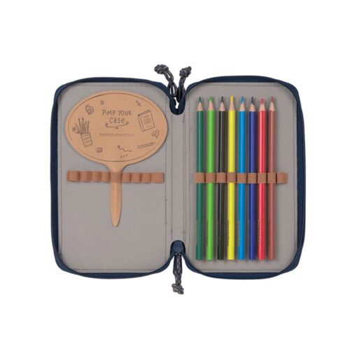 Lassig-School-Triple-Compartment-Pencil-Case-Unique-Navy05 Lassig School Triple Compartment Pencil Case Unique Navy