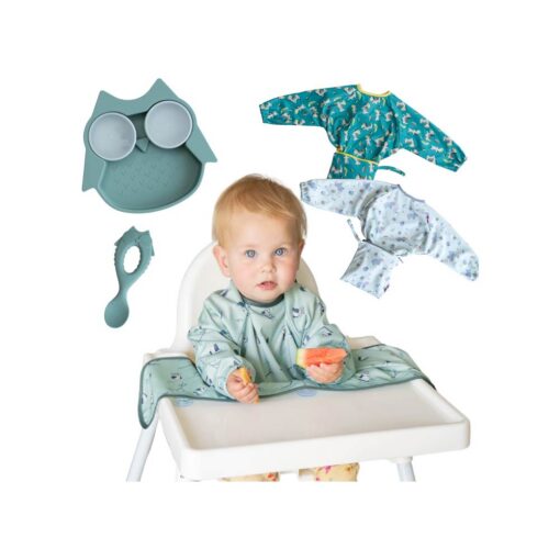 Tidy Tot Easy Weaning Essentials Cover & Catch - Owl Tidy Tot Easy Weaning Essentials Cover & Catch - Owl