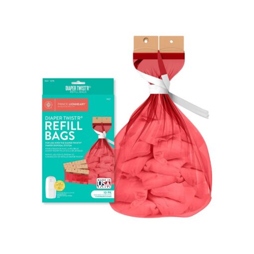 Prince Lionheart Diaper Twist'r Refill Bags - 10 Pack Prince Lionheart Diaper Twist'r Refill Bags - 10 Pack