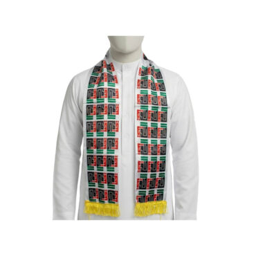 National Day Kuwait Scarf - Al Kuwait Arabic