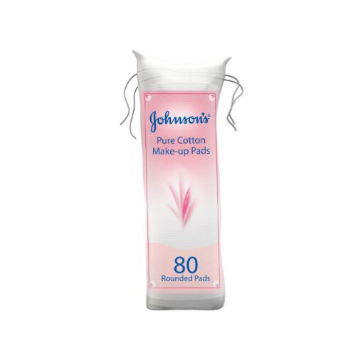 Johnsons-Pure-Cotton-Make-up-Pads-80-Round-Pads Johnson's Pure Cotton Make-up Pads - 80 Round Pads