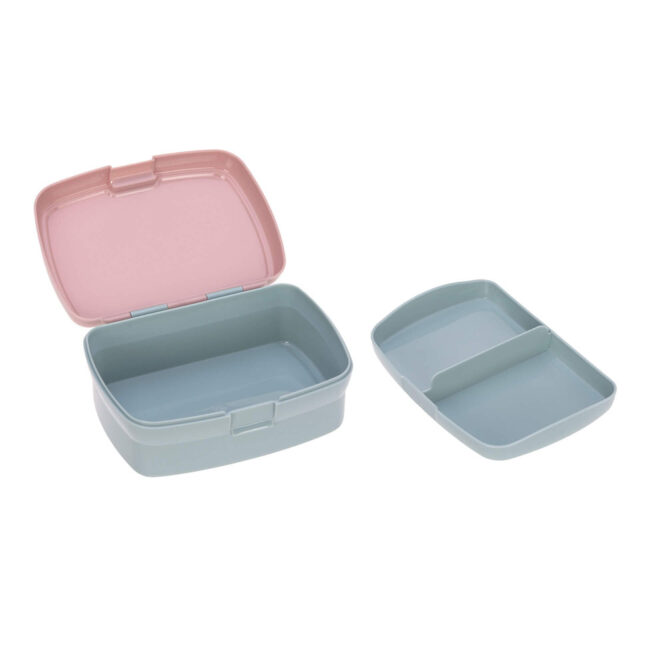 Lassig Lunch Set (Lunchbox & Bottle) - About Friends, Chinchilla