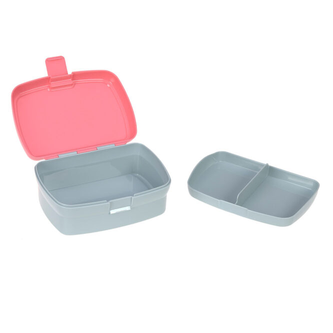 Lassig Lunch Set (Lunchbox & Bottle) - About Friends, Dino Rose