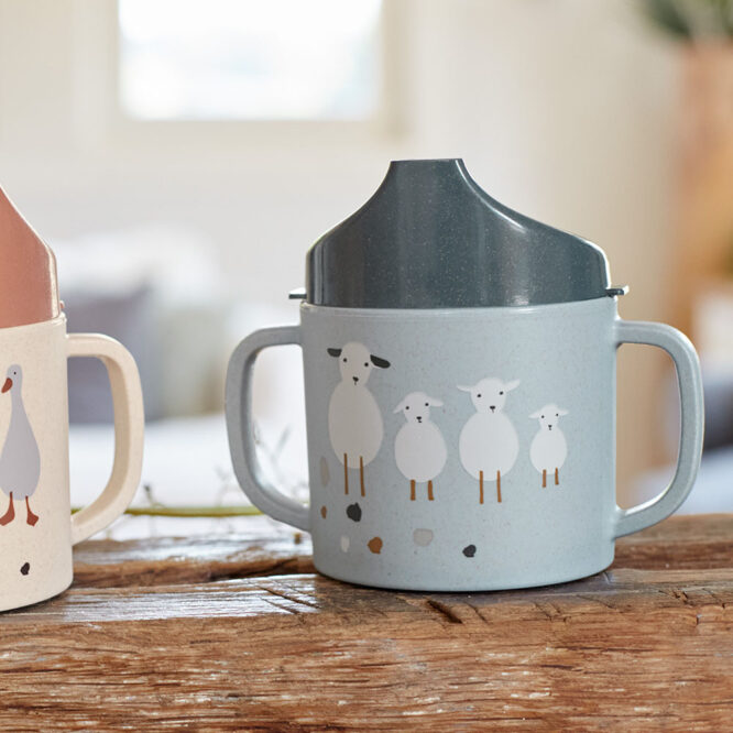Lassig Sippy Cup (6m+) - Tiny Farmer, Sheep