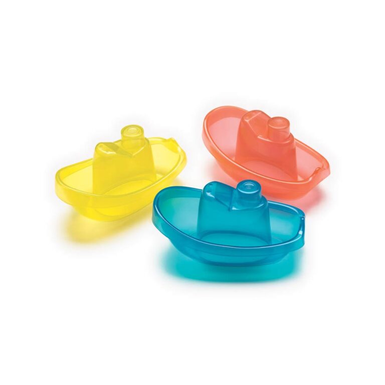 Playgro Bright Baby Boats Bath Toy - 3 Pieces