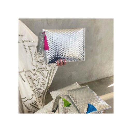 Yellow Events Girgian Pouch - Silver 8 Pcs Yellow Events Girgian Pouch - Silver 8 Pcs