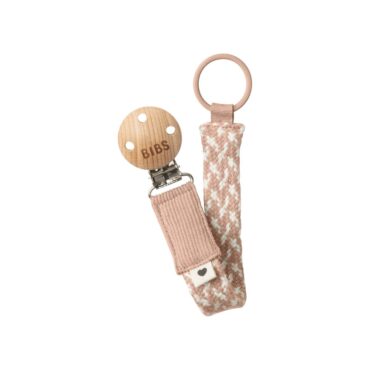Bibs Pacifier Clip - Blush
