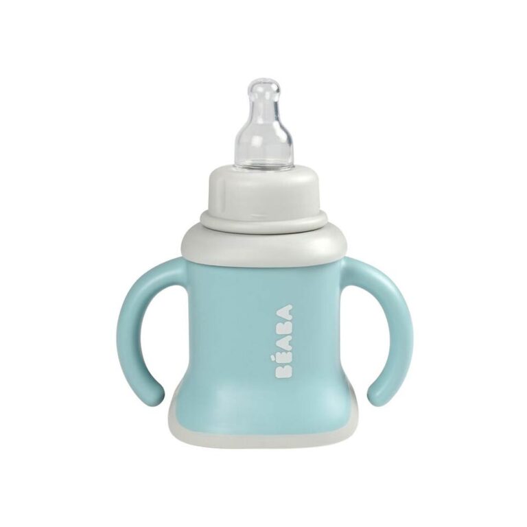 Beaba 3-in-1 Training Cup (4m+) 150ml - Airy Green