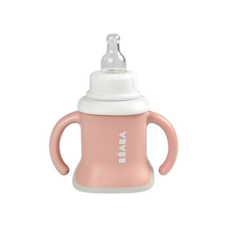 Beaba 3-in-1 Training Cup (4m+) 150ml - Pink