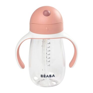 Beaba Straw Cup (8m+) 300ml - Pink