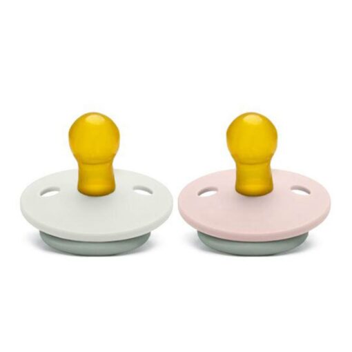 Tiny's Natural Latex Pacifier Size 2 (6-18m) Mix Color - 2 Pcs Tiny's Natural Latex Pacifier Size 2 (6-18m) Mix Color - 2 Pcs