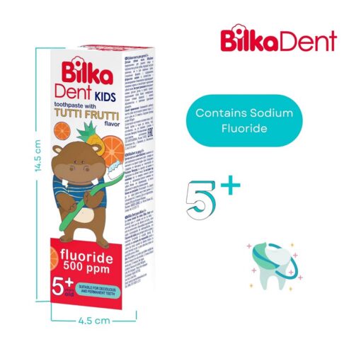 Bilka-Dent Kids Tutti Frutti Toothpaste 50ml (5+Yrs) Bilka-Dent Kids Tutti Frutti Toothpaste 50ml (5+Yrs)