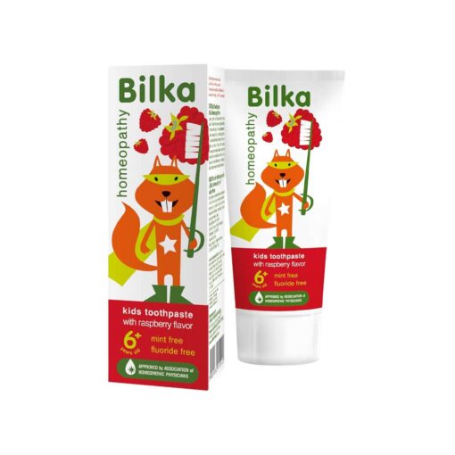 Bilka Homeopathy Kids Toothpaste with Raspberry Flavor 50ml (6+Yrs) Bilka Homeopathy Kids Toothpaste with Raspberry Flavor 50ml (6+Yrs)