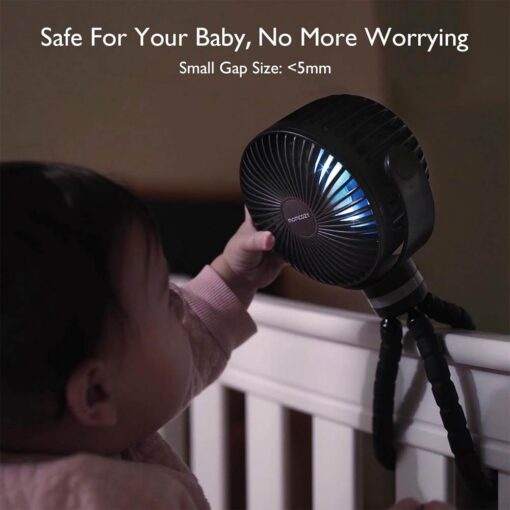 Momcozy Portable Stroller Fan - Black Momcozy Portable Stroller Fan - Black