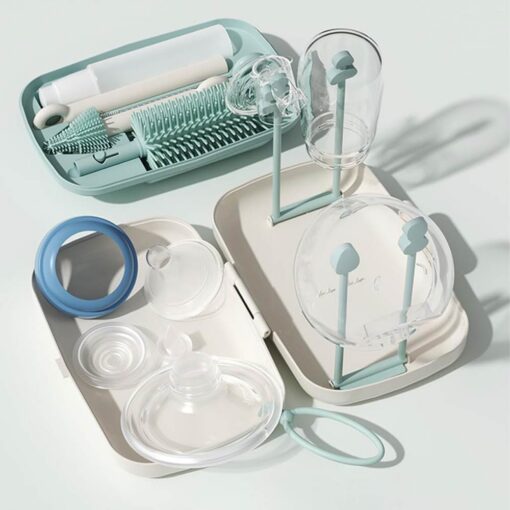 Momcozy-7-In-1-Travel-Baby-Bottle-Cleaning-And-Drying-Rack-Set05 Momcozy 7-In-1 Travel Baby Bottle Cleaning & Drying Rack Set