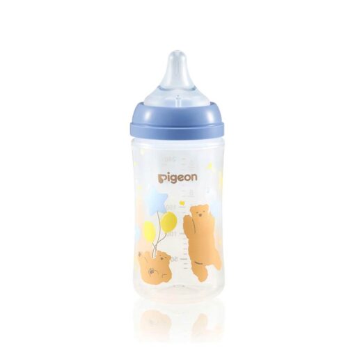 Pigeon-SofTouch-Anti-Colic-Plastic-Nursing-Bottle-240ml-3m-Bear03 Pigeon SofTouch Anti-Colic Plastic Nursing Bottle 240ml (3m+) - Bear