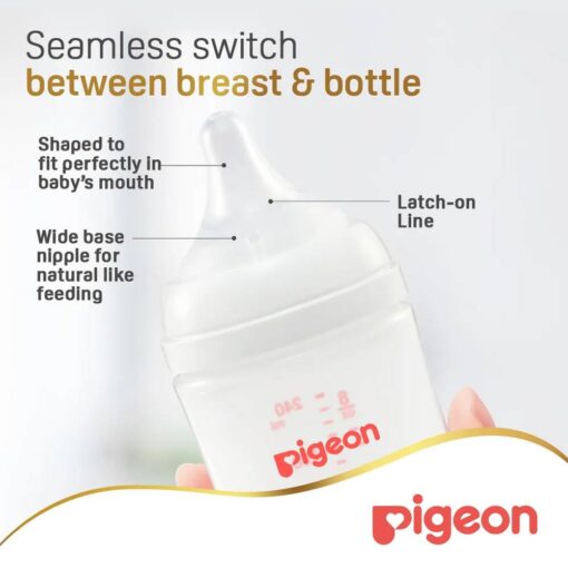 Pigeon SofTouch Anti-Colic Plastic Nursing Bottle 240ml (3m+) Pigeon SofTouch Anti-Colic Plastic Nursing Bottle 240ml (3m+)