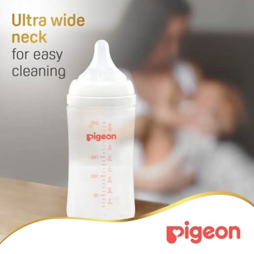 Pigeon SofTouch Anti-Colic Plastic Nursing Bottle 240ml (3m+) Pigeon SofTouch Anti-Colic Plastic Nursing Bottle 240ml (3m+)