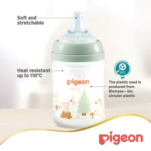 Pigeon-SofTouch-Anti-Colic-Plastic-Nursing-Bottle-160ml-0m-Rabbit03 Pigeon SofTouch Anti-Colic Plastic Nursing Bottle 160ml (0m+) - Rabbit