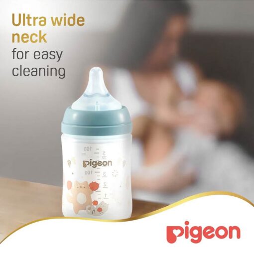 Pigeon SofTouch Anti-Colic Plastic Nursing Bottle 160ml (0m+) - Cat Pigeon SofTouch Anti-Colic Plastic Nursing Bottle 160ml (0m+) - Cat