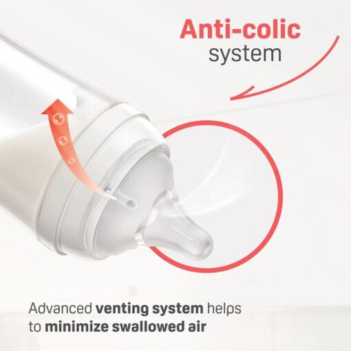 Pigeon SofTouch Anti-Colic Wide Neck Nipple Size M (3m+) - 2 Pcs Pigeon SofTouch Anti-Colic Wide Neck Nipple Size M (3m+) - 2 Pcs