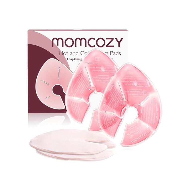 Momcozy Hot & Cold Breast Pads with Covers - 2 Pads