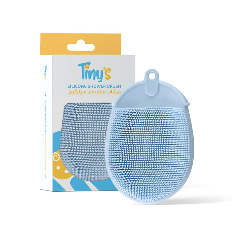 Tiny's Silicone Shower Brush - Blue