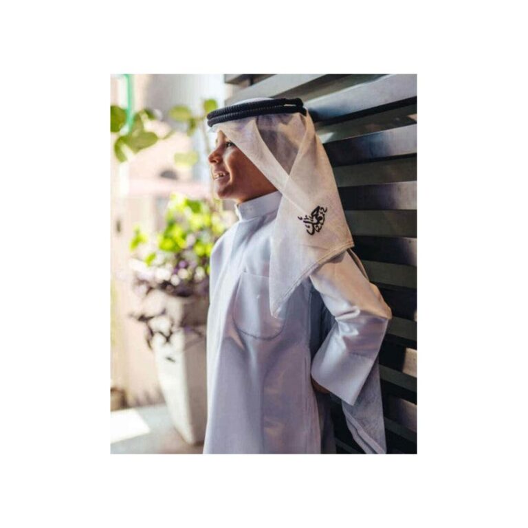 Al Jazeera Ready-Made Ghutra Sewn with Agal for Boys