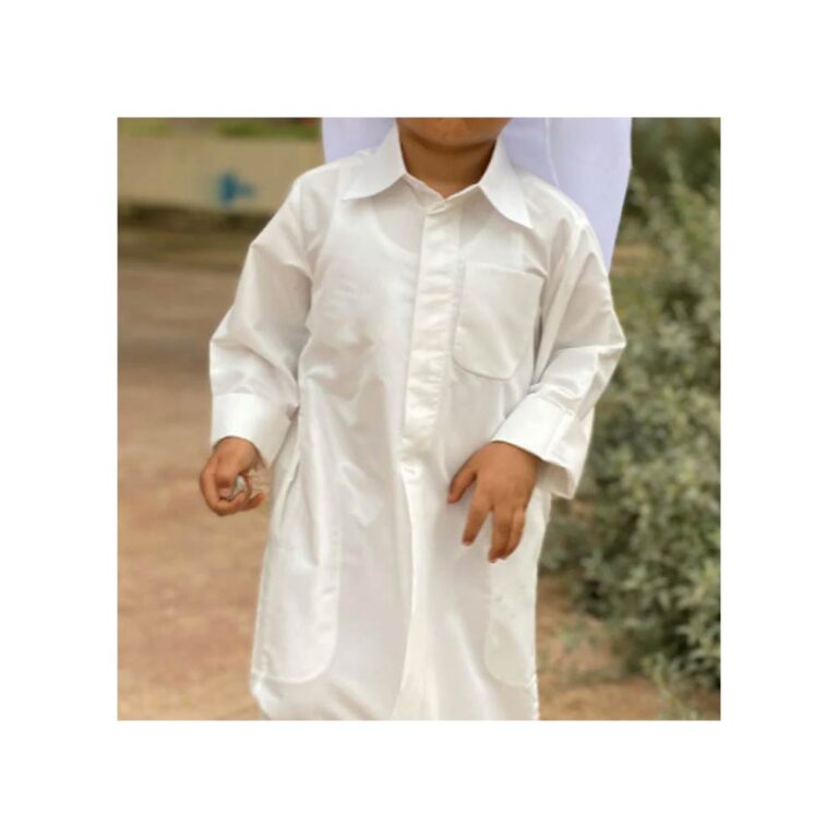 Al Jazeera Traditional Kuwaiti Collar Dishdasha - Beige