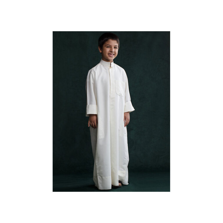 Al Safat Children's Dishdasha - Light Yellow