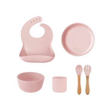 Minikoioi BLW Set III (Feeding Set) - Pinky Pink