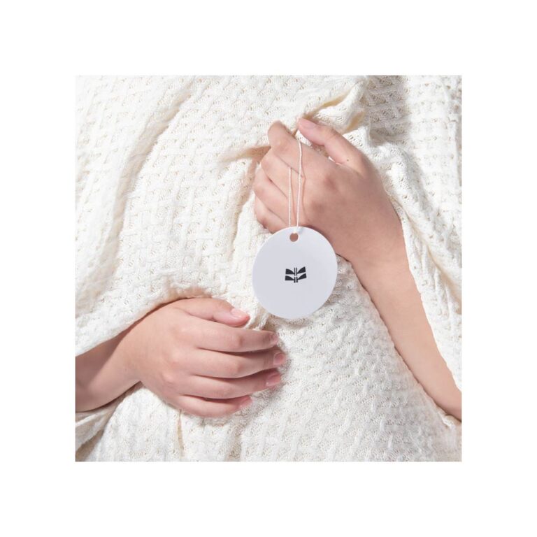 Alma Bamboo Knitted Throw Blanket - Ivory White