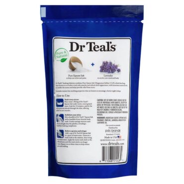 Dr Teal's Pure Epsom Salt Soaking Solution - Soothe & Sleep with Lavender 450g