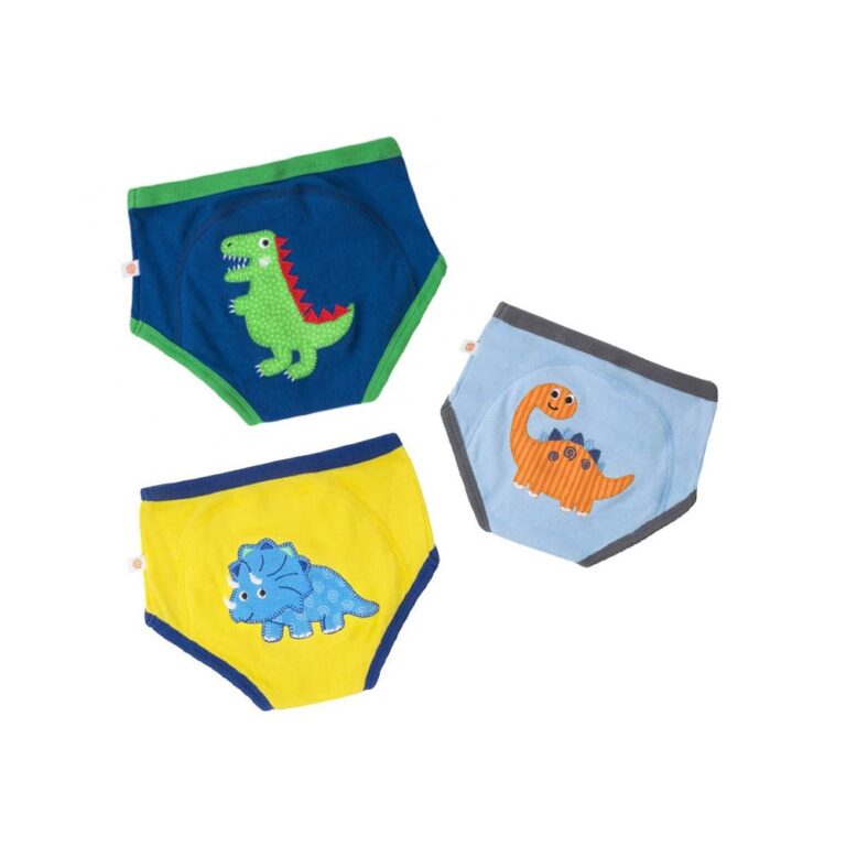 Zoocchini Organic Potty Training Pants Set of 3 (Boys) - Jurassic Pals